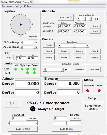 Pan Tilt Controller | Graflex Incorporated - Always on Target